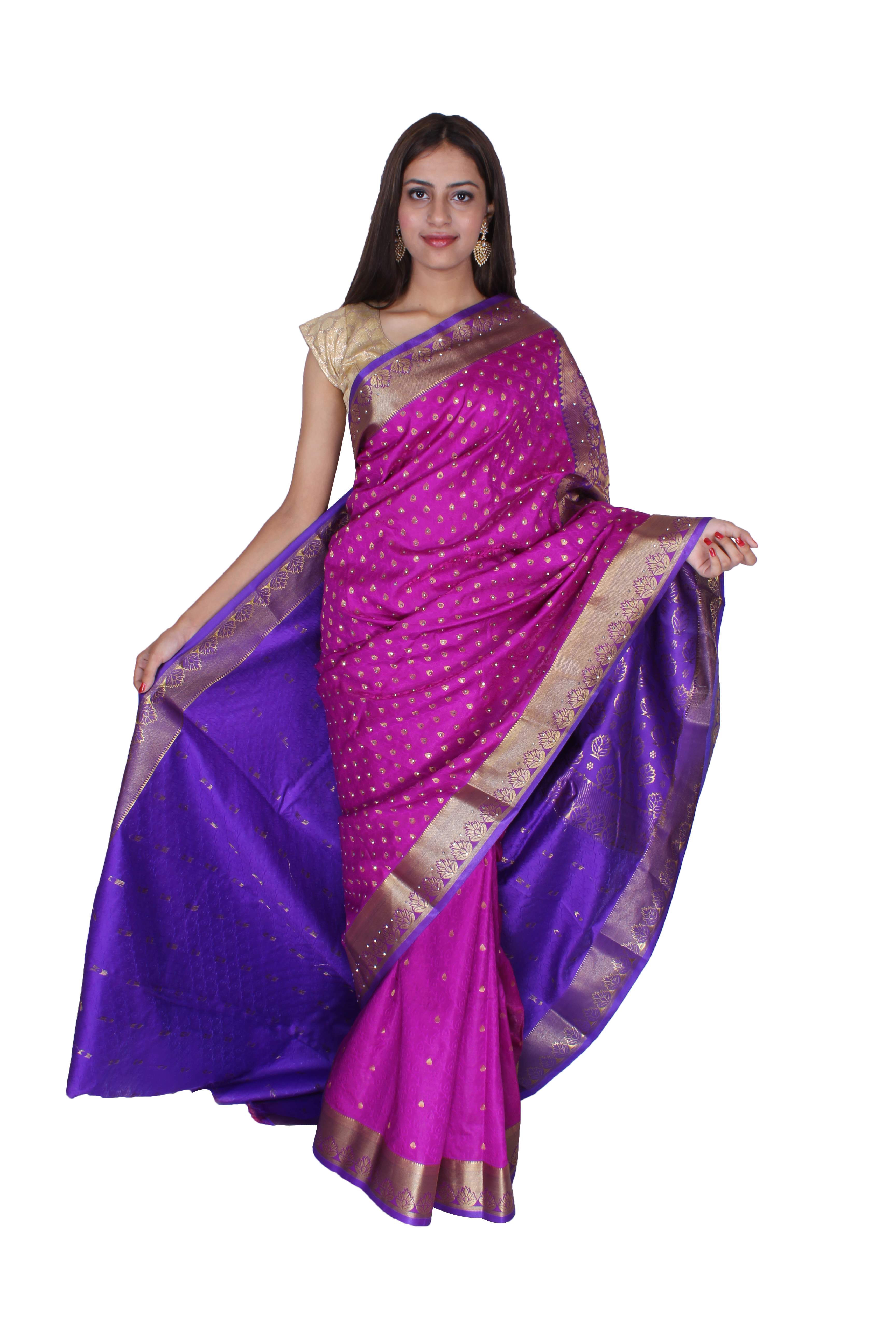 Ximra Handloom Anchal Butta Saree